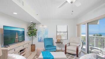 Smart TV, DVD player, stereo