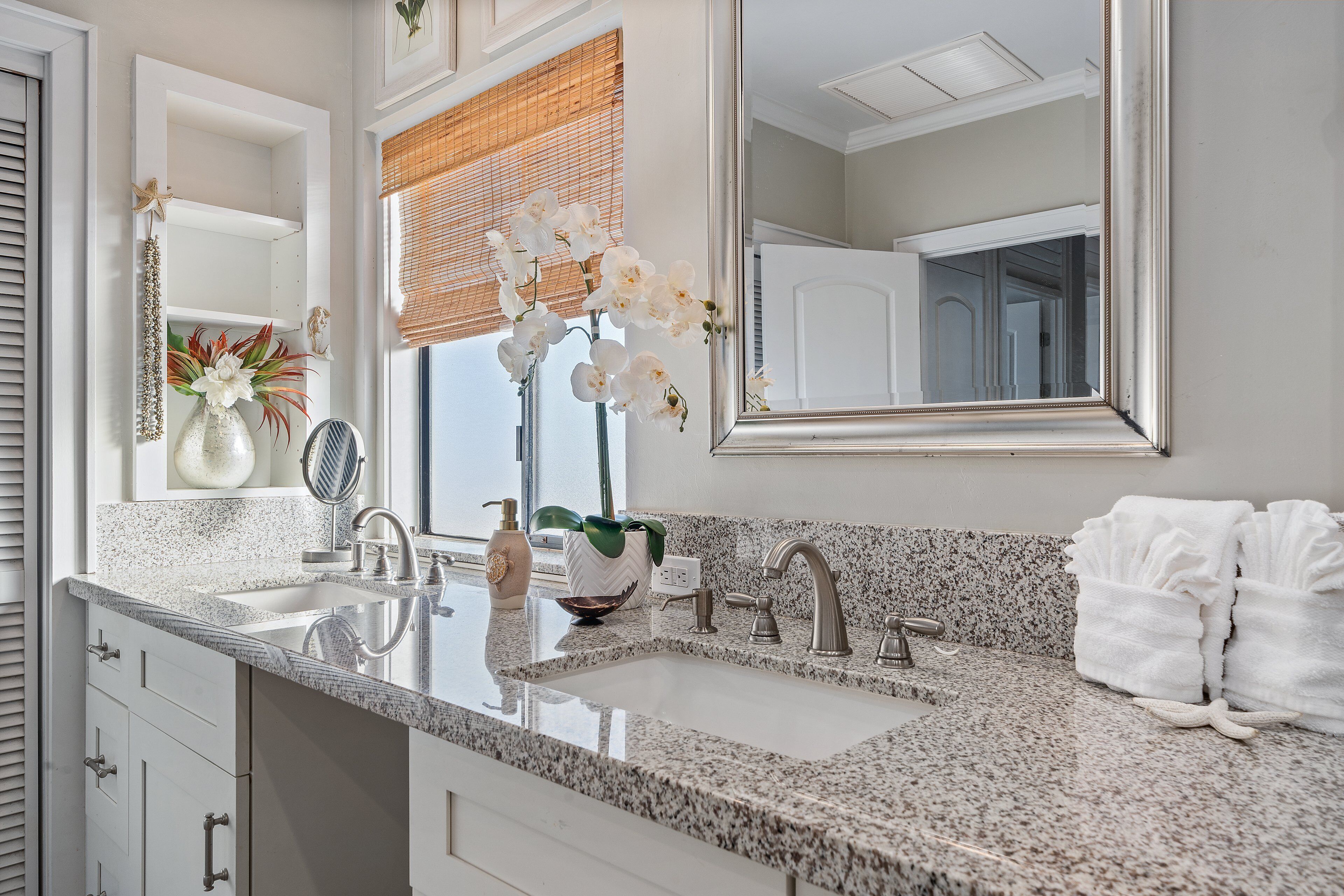 Bathtub, hair dryer, towels, soap