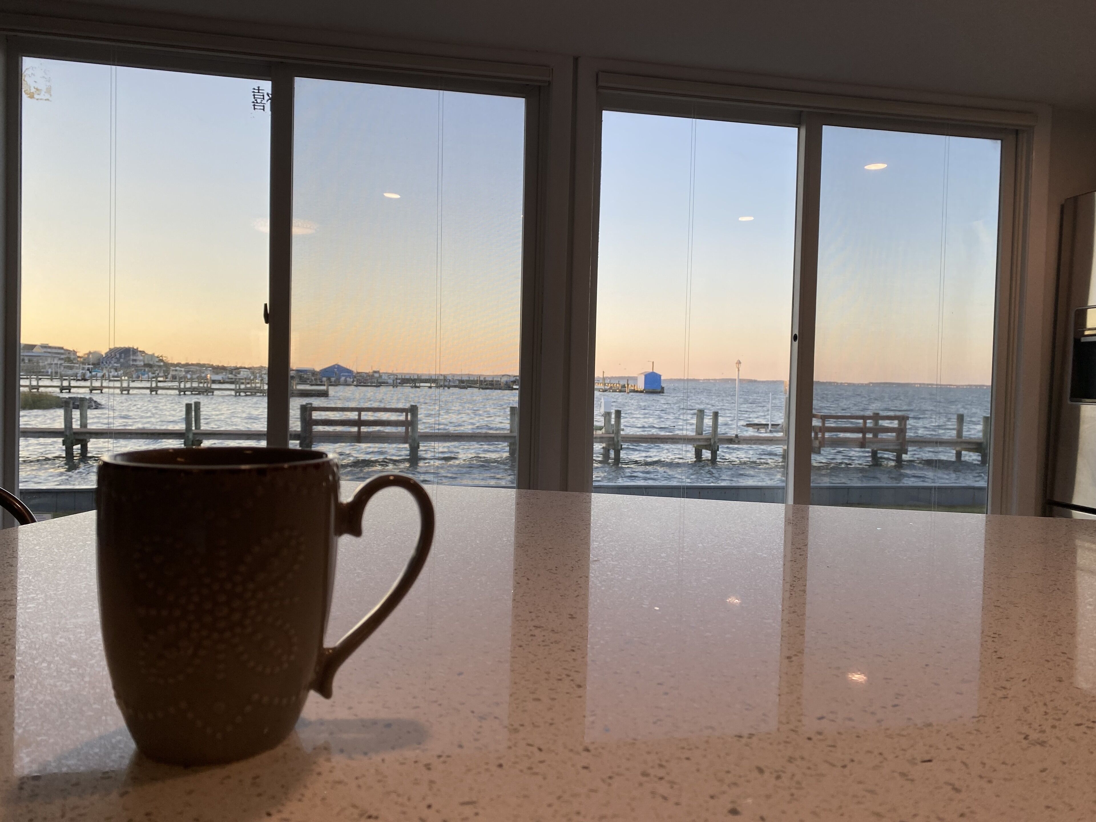 Perfect Trifecta--Beach, Bay And Boat Slip