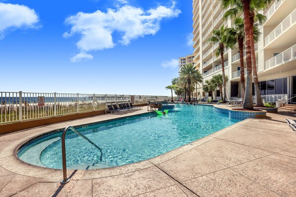 Indoor pool, outdoor pool