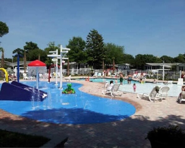 Indoor pool, a heated pool
