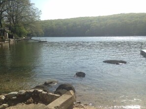 Sun-loungers, beach towels