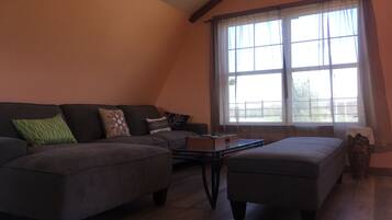 Smart TV, books, stereo