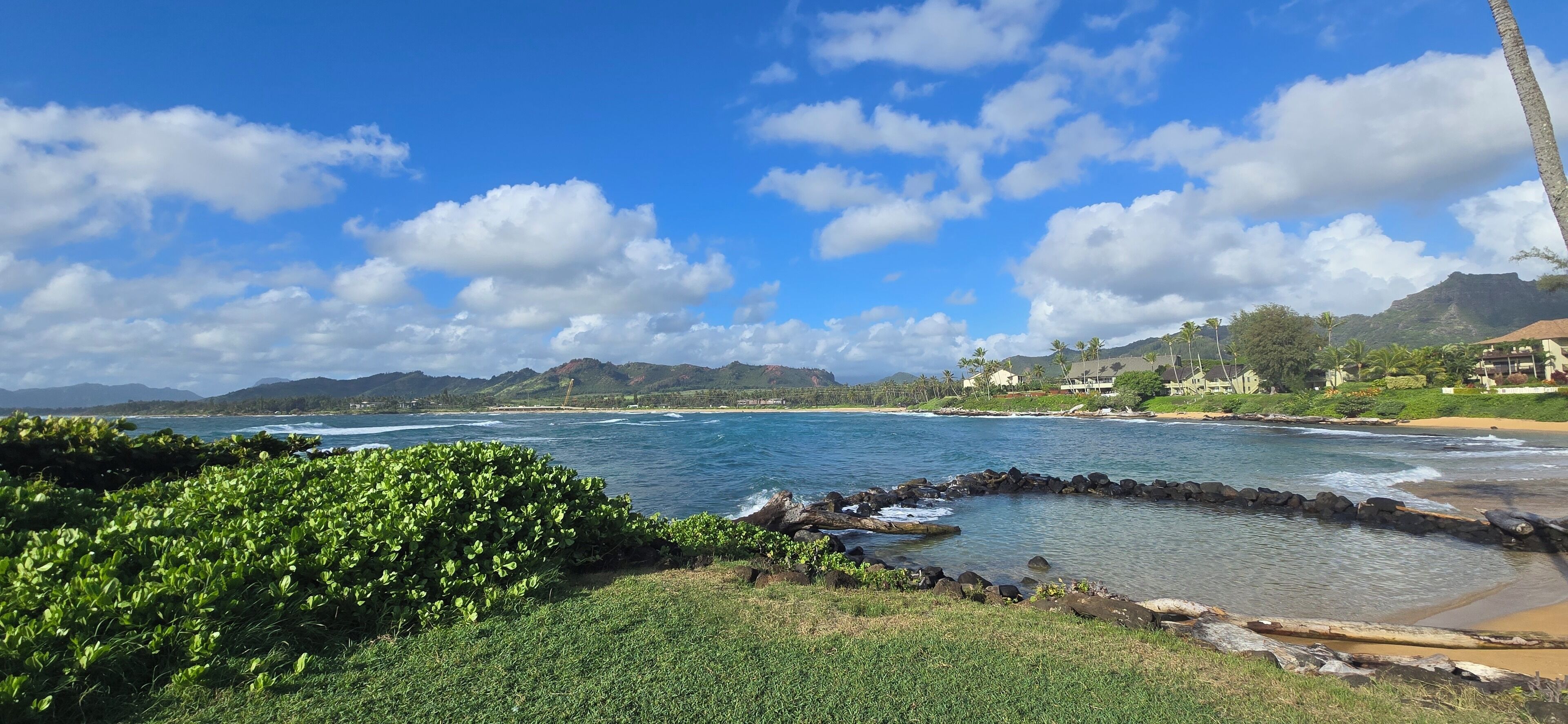 On the beach, beach towels