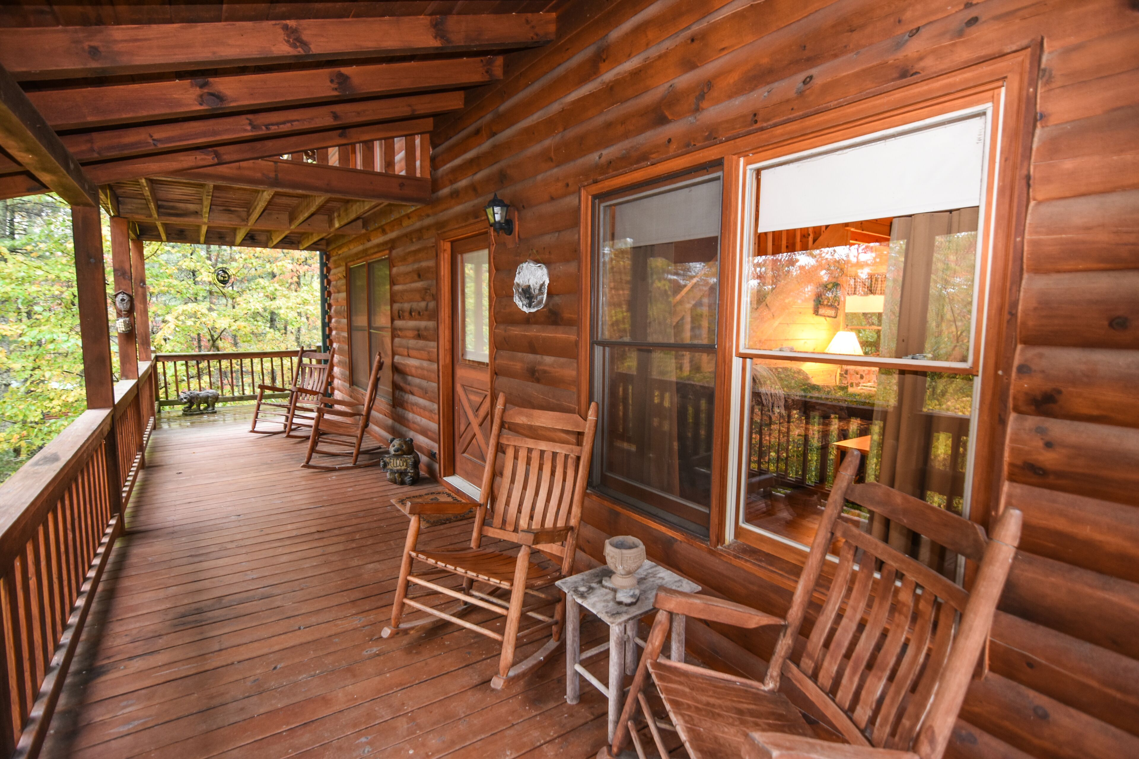 Our 6 Custom Rocking Chairs on 3 Levels are Only the Beginning of Your Fun!