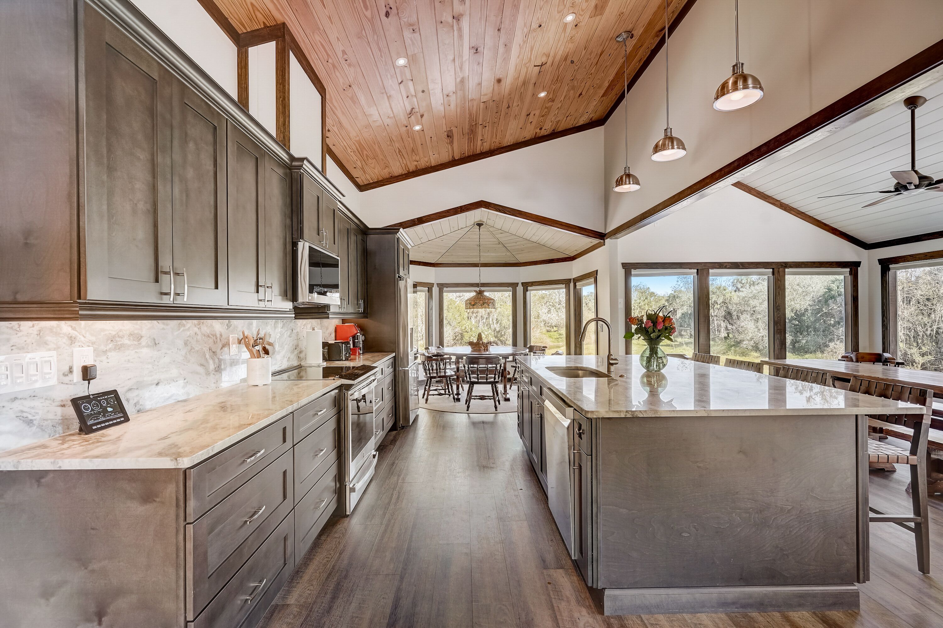 River House kitchen looking north