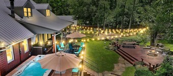 Country Charmer with Inviting Front and Back Porches, Swim Spa, Decks, Fire Pit