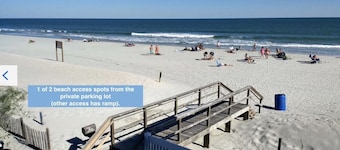 Like 2 Homes for 1! Steps from Beach! Dog OK! Golf Cart, Linens, & Much More!