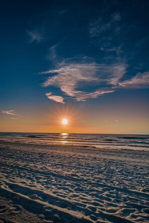 On the beach