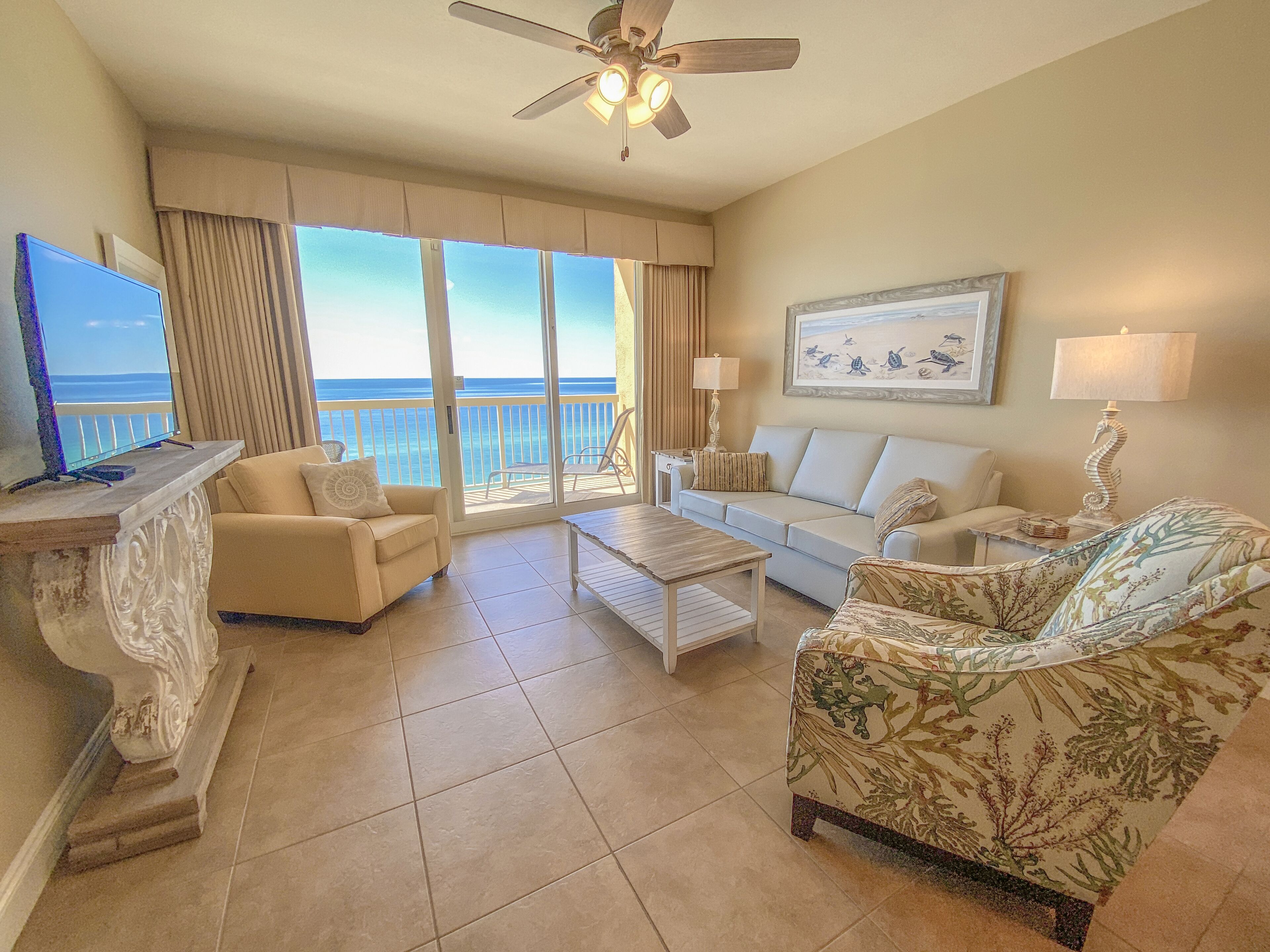 L👀K!!! ⭐️ 5-STAR RATED ⭐️ DIRECT BEACHFRONT 11th floor Condo at Calypso Resort !!!