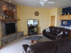 智能电视、壁炉