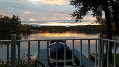 Heaven Can't Wait, On Beautiful Kinderhook Lake! 4TH OF JULY FIREWORKS ON LAKE!