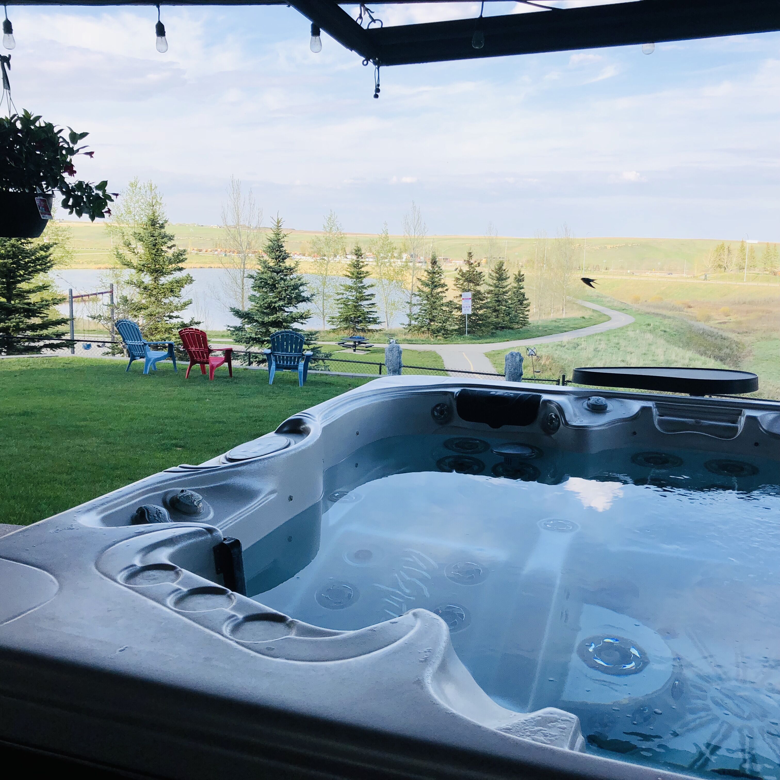 Bain à remous extérieur
