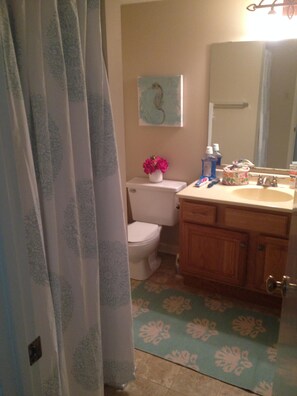 Combined shower/bathtub, towels - 2 Br, 2 Ba W/ Boat Slip, Dock, And Pool
Orange Beach, AL (Orange Beach)