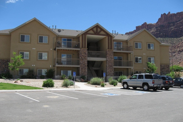 Top Right Unit, view from parking lot, this is Building 1