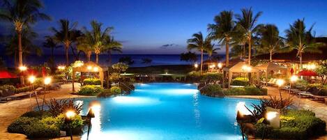 Indoor pool, a heated pool