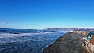 On the beach