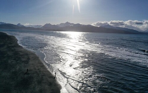 For less than two hotel rooms, stay on the Spit and sleep 7! 