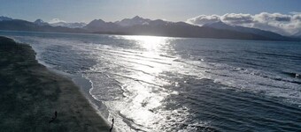 For less than two hotel rooms, stay on the Spit and sleep 7! 