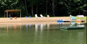 Sun loungers, beach towels