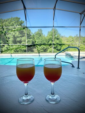 Außenpool, beheizter Pool