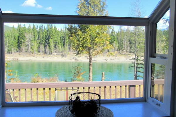 Enjoy this view from the kitchen window.