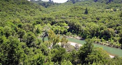 Fitch Montaña Lookout: Ver, Bañera de hidromasaje, chimenea, acceso a la playa