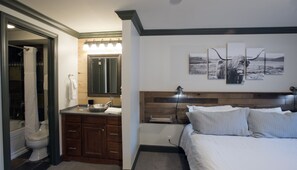 Master bedroom and bath