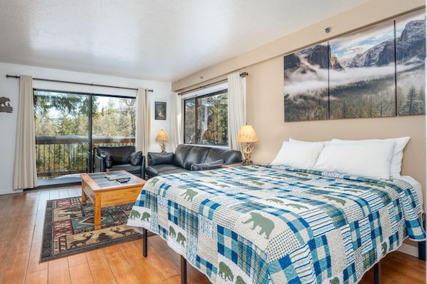 1 bedroom, internet, bed sheets