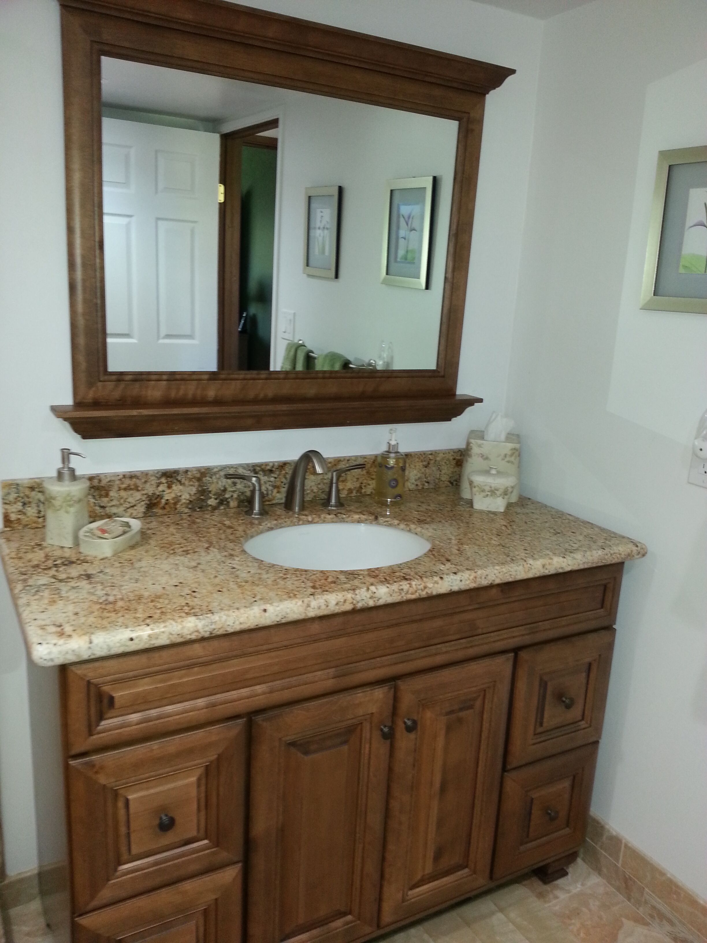 Combined shower/tub, hair dryer, towels, soap