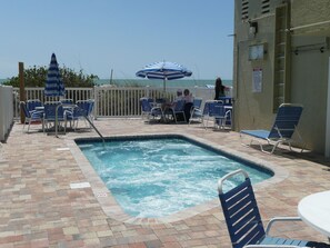 Una piscina riscaldata