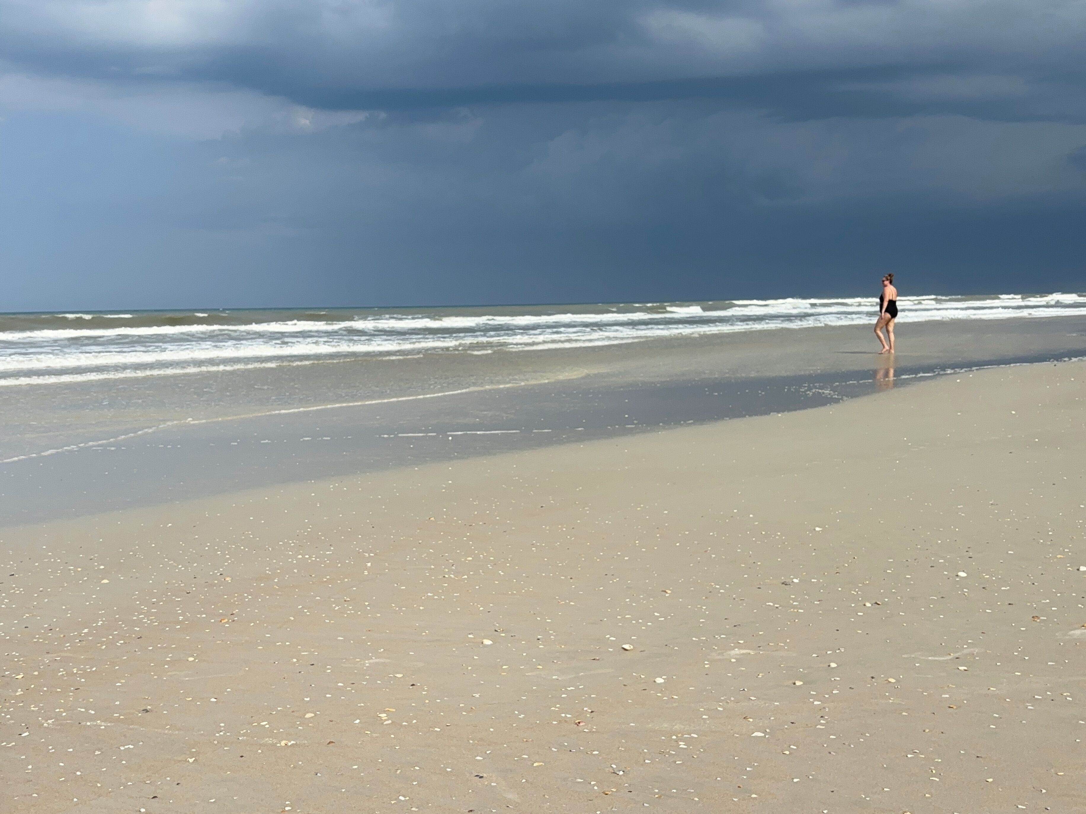 Am Strand, Liegestühle, Strandtücher