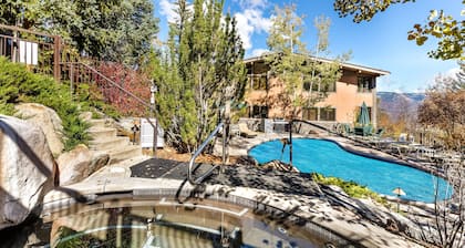 Ski in/out Condo with pool & 2 hot tubs - great location above the Snowmass Mall