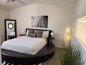 3 sovrum, allergitestade sängkläder och strykjärn/strykbräda