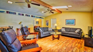 Smart TV, video games, DVD player