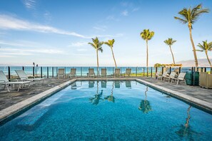 Una piscina riscaldata