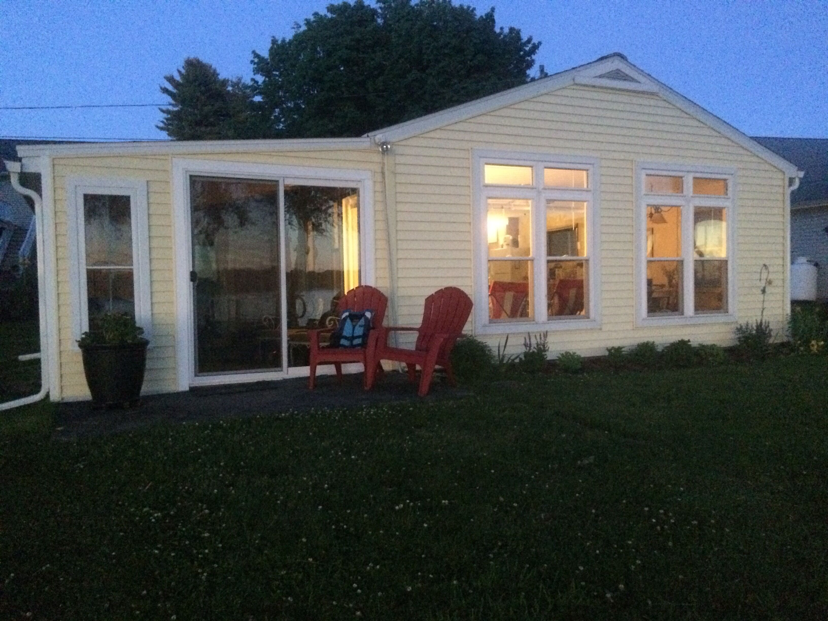 The  "Yellow Cottage" waterfront Little Sodus/Fair Haven Bay