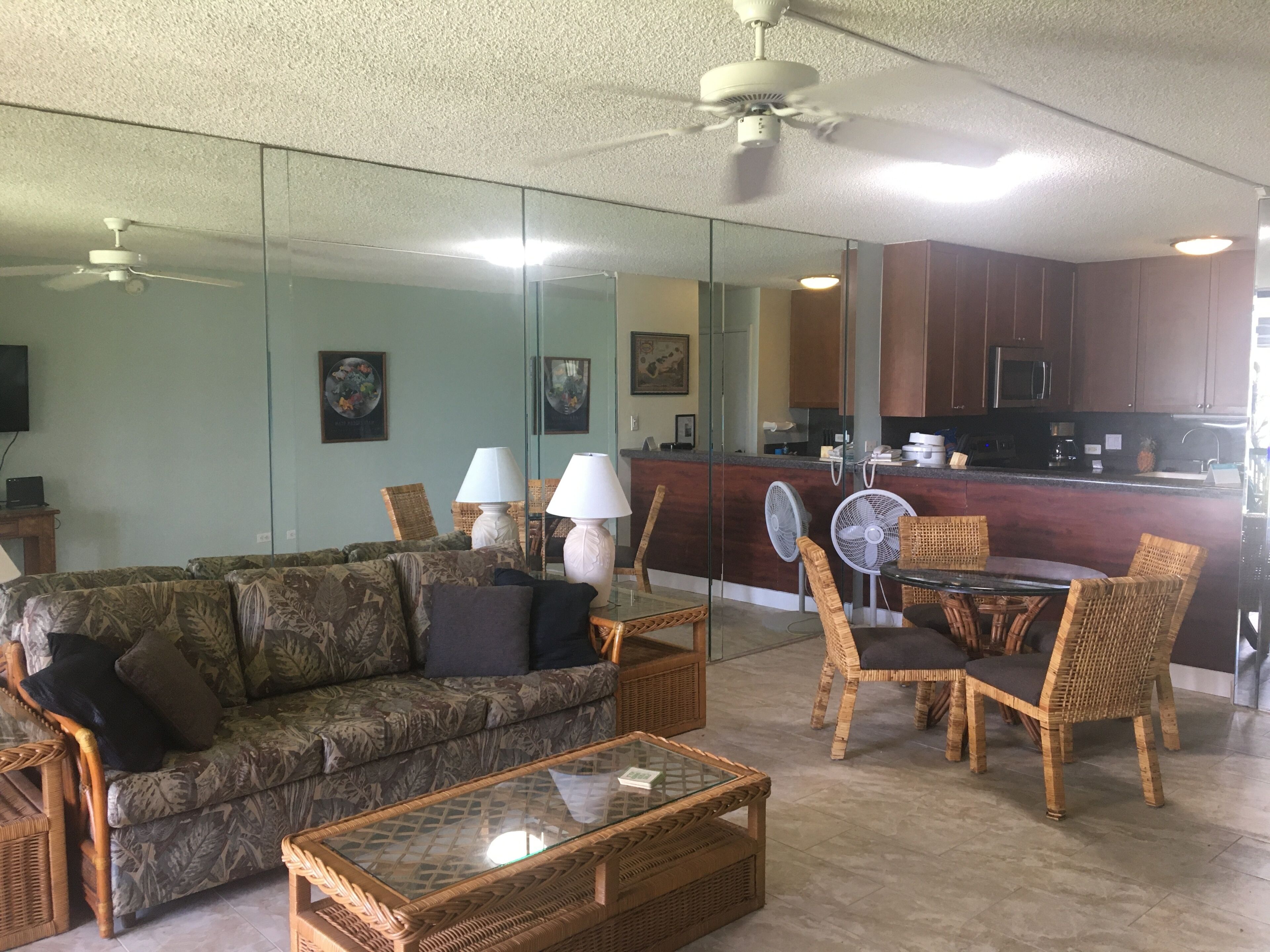 Smart TV, DVD player, foosball, table tennis