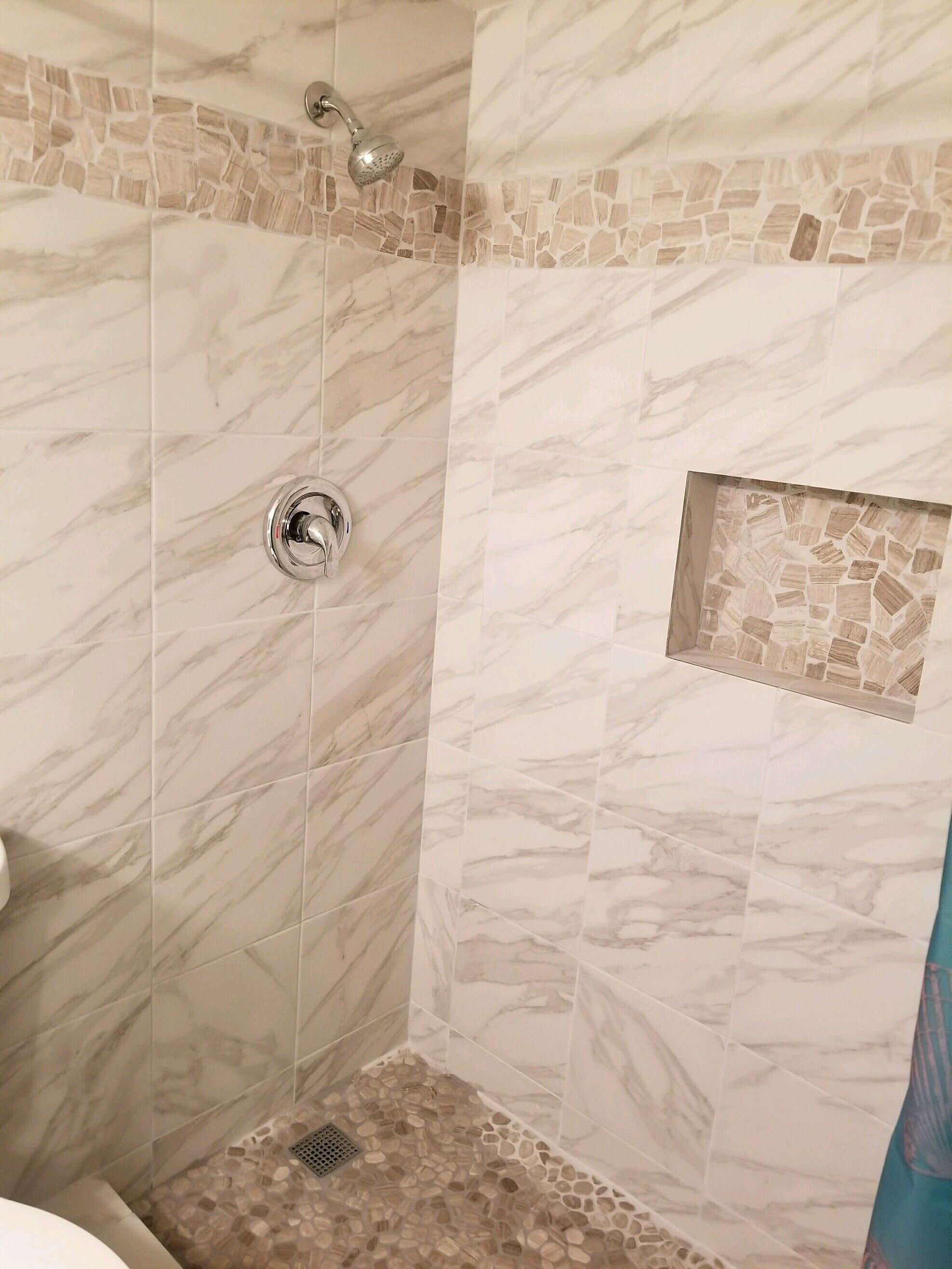 Hair dryer, towels, toilet paper