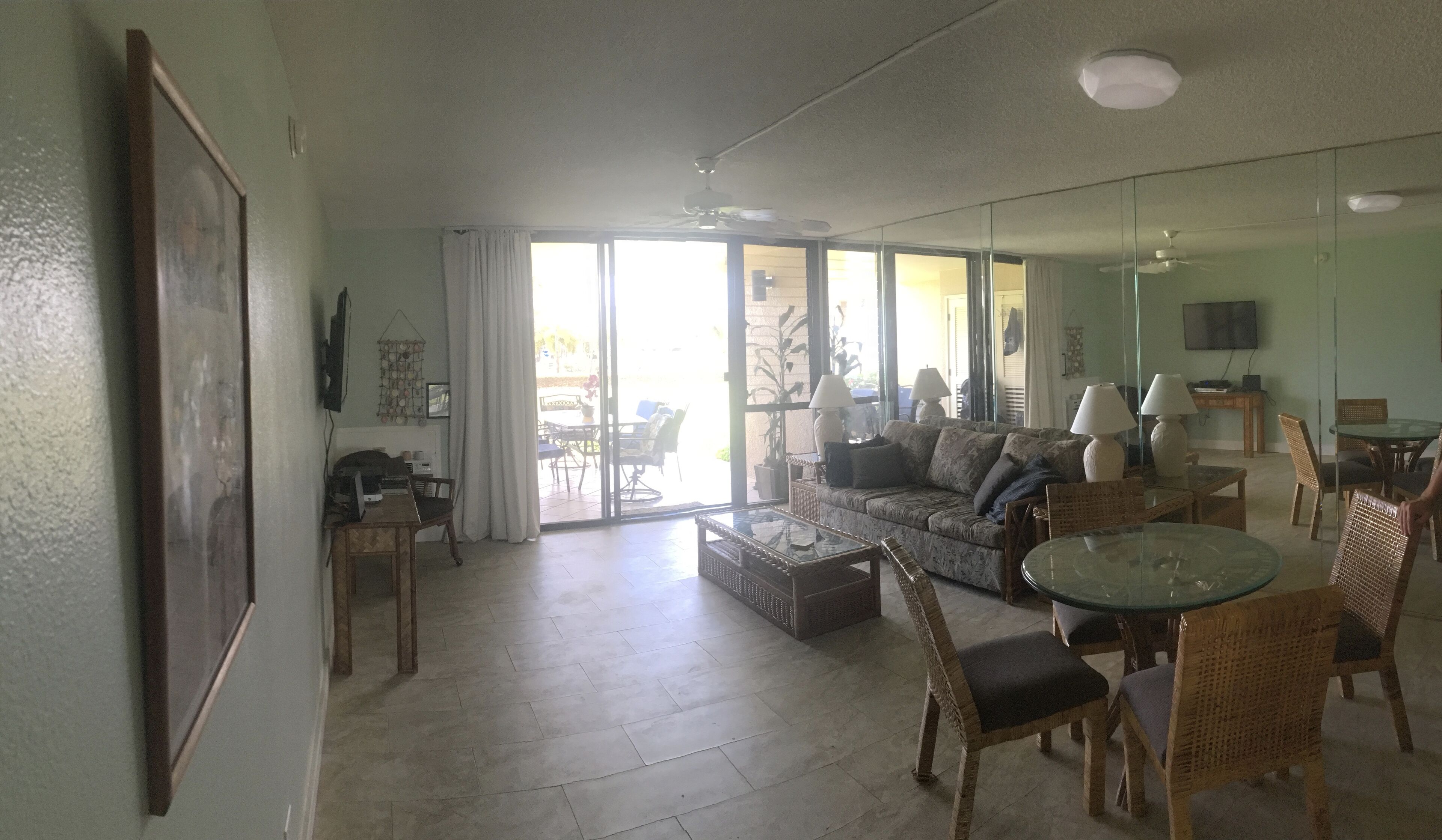 Smart TV, DVD player, foosball, table tennis