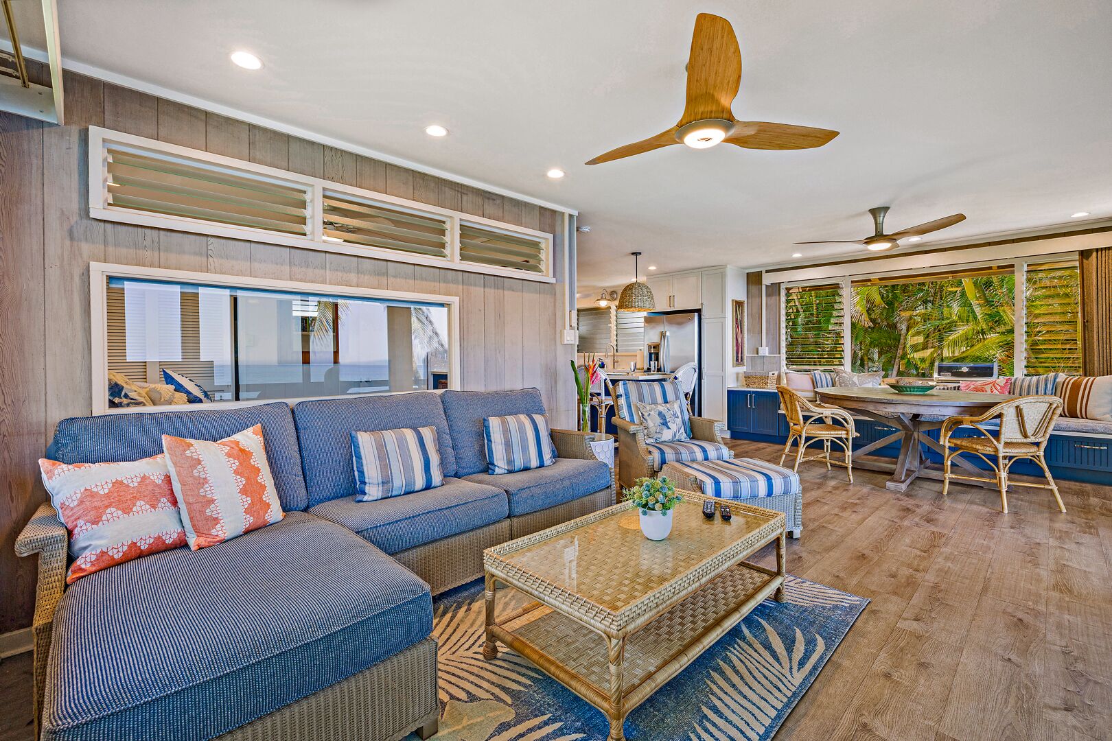 Smart TV, DVD player, books, music library