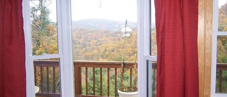 Utsikt fra overnattingsstedet