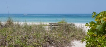 Blue Sky:  Luxury 5 Bdrm/4 bath with heated pool - 1 block to beach!