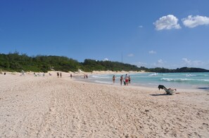 Beach nearby, beach towels