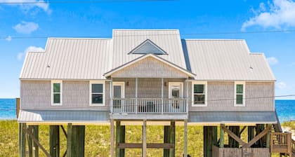 🌊🌴Gulf-Front | Sunset Views from the Large Deck | Sleeps 14 | Salty Breeze