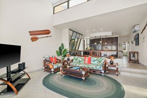 Smart TV, DVD player, music library