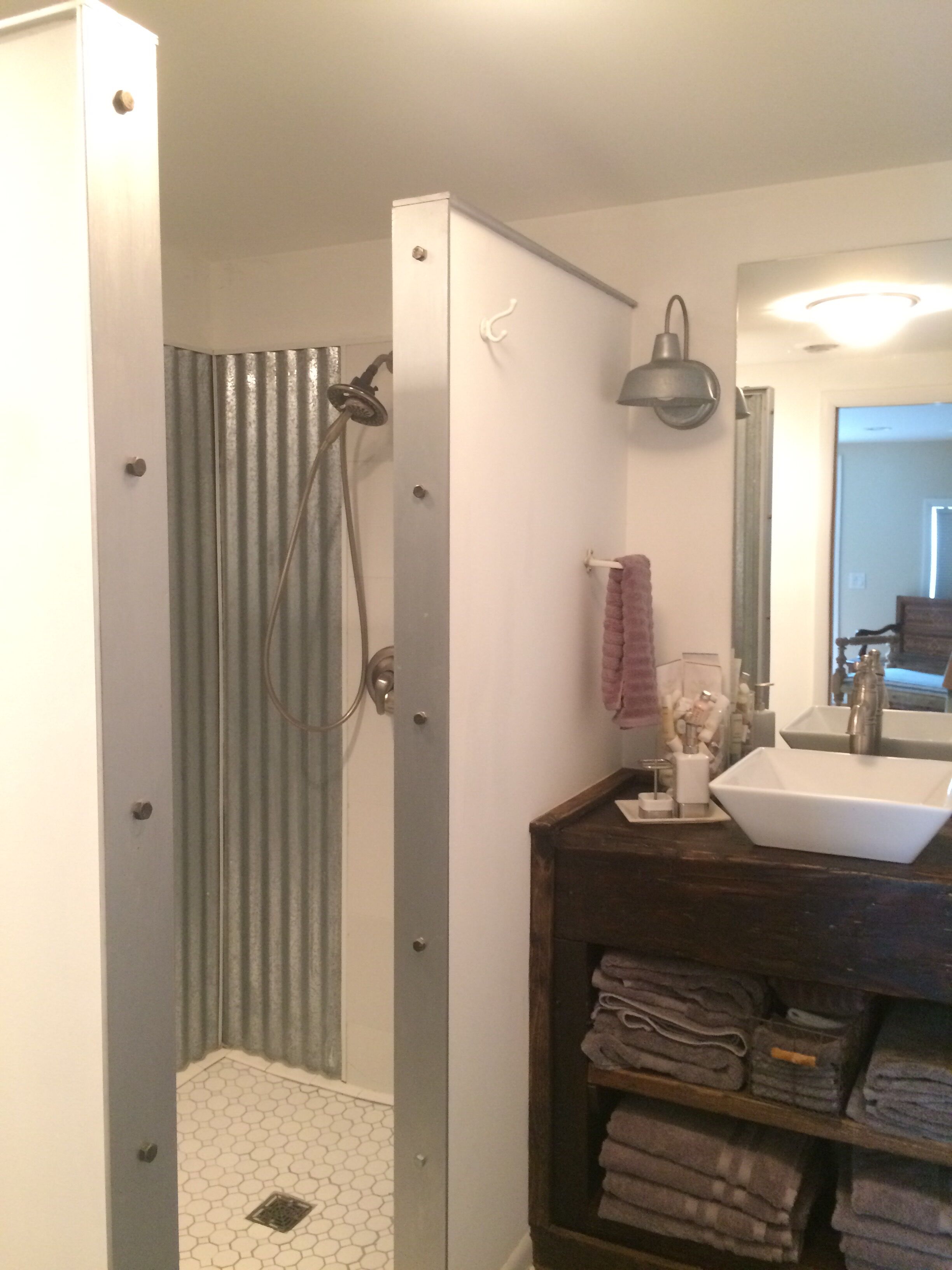Shower, eco-friendly toiletries, hair dryer, towels