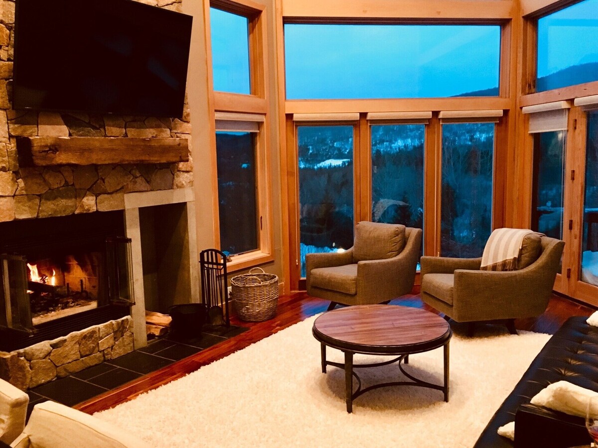 Enjoy a roaring fire!