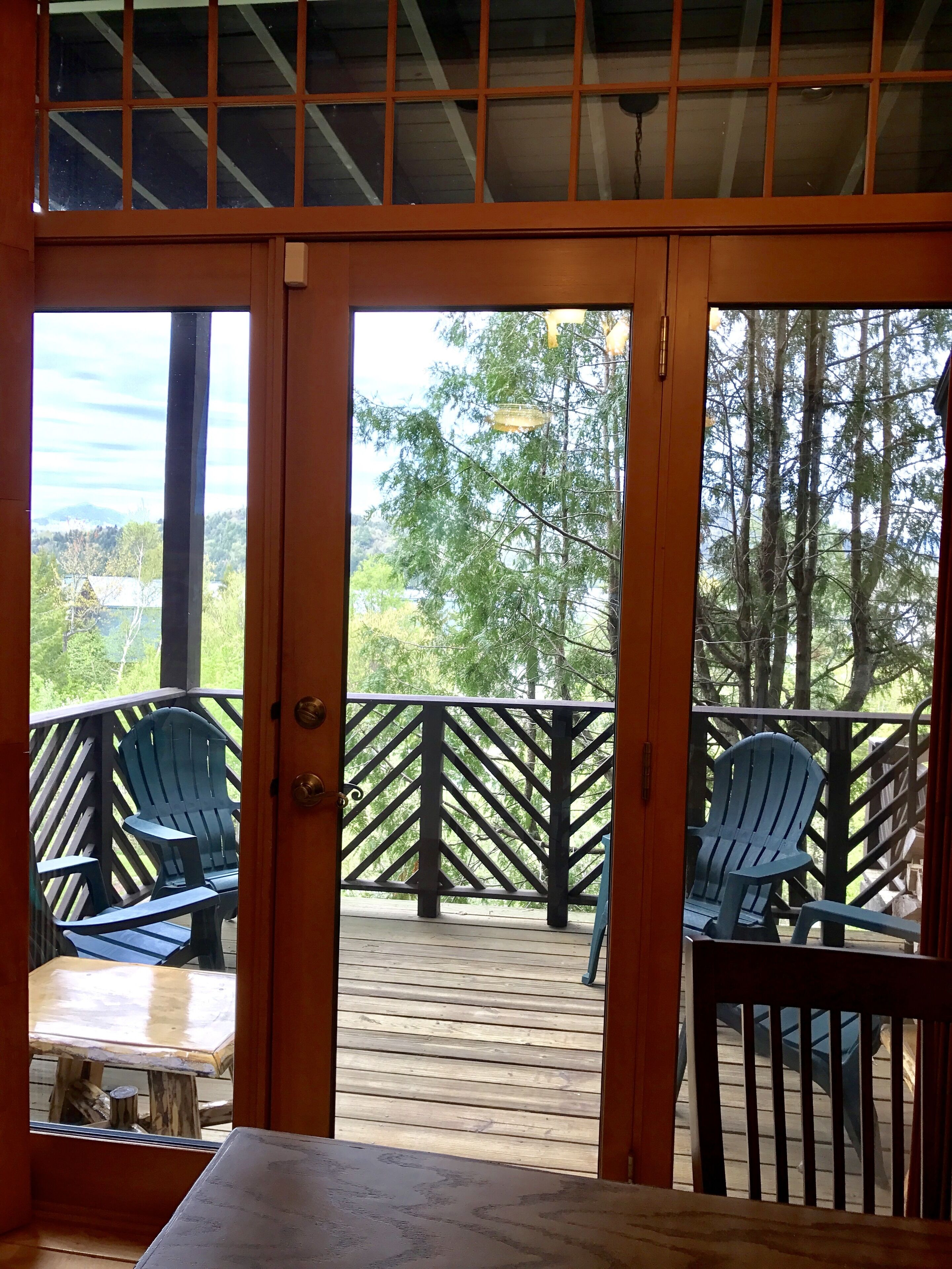 DECK with fabulous views, since trees are now gone 