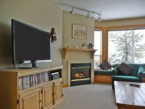 TV, fireplace, DVD player, table football - Have fun with the Family- Hot coco by the fire & apres ski hot tub! (Beaverdell)